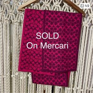 SOLD! Classic Coach Scarf